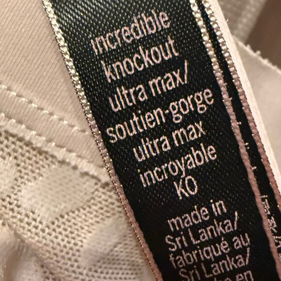 Victoria's Secret Blush Pink Leopard Print Incredible Knockout Ultra Max Bra 34D - Picture 8 of 9